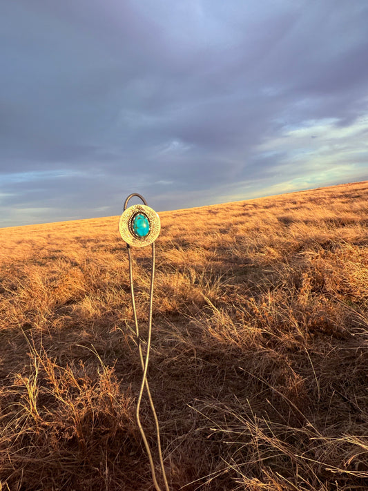 Sonoran Gold Disc Ring Size 8.25