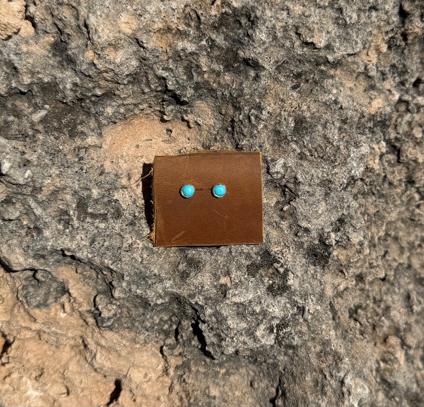 Micro Turquoise Studs
