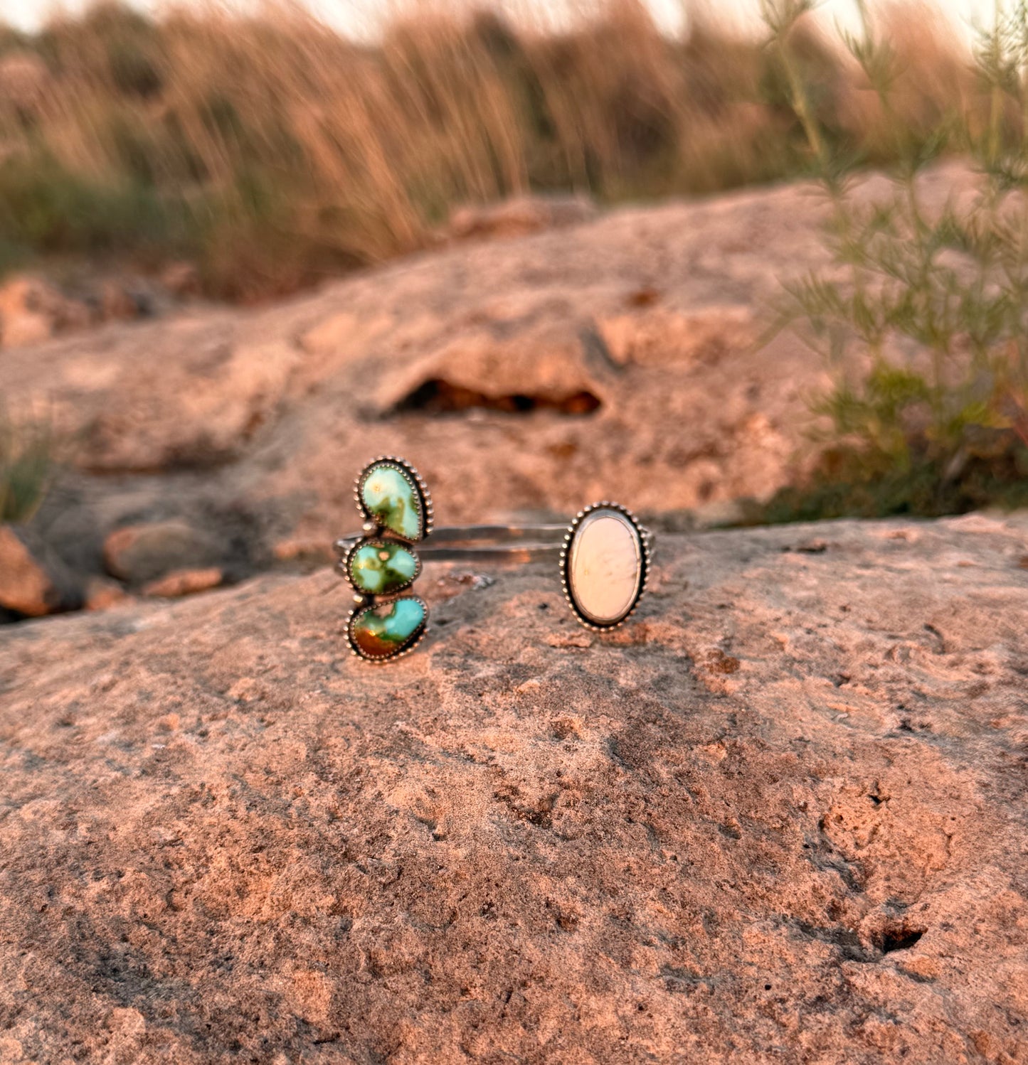 Sonoran Gold + White Buffalo Cuff