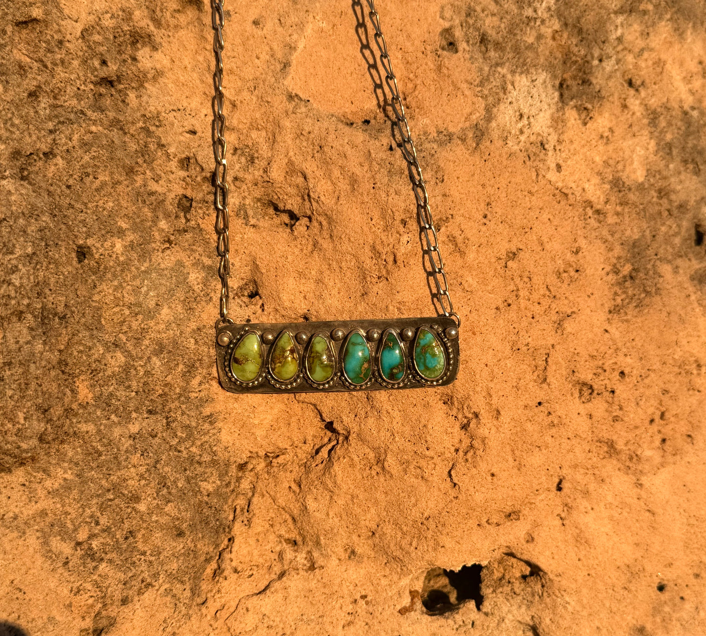 Sonoran Gold Bar Necklace