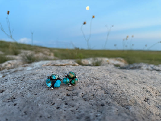 Sonoran Gold Cluster Earrings