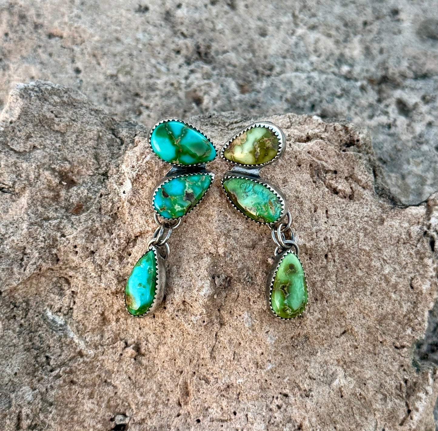Sonoran Gold Half Cluster Earrings