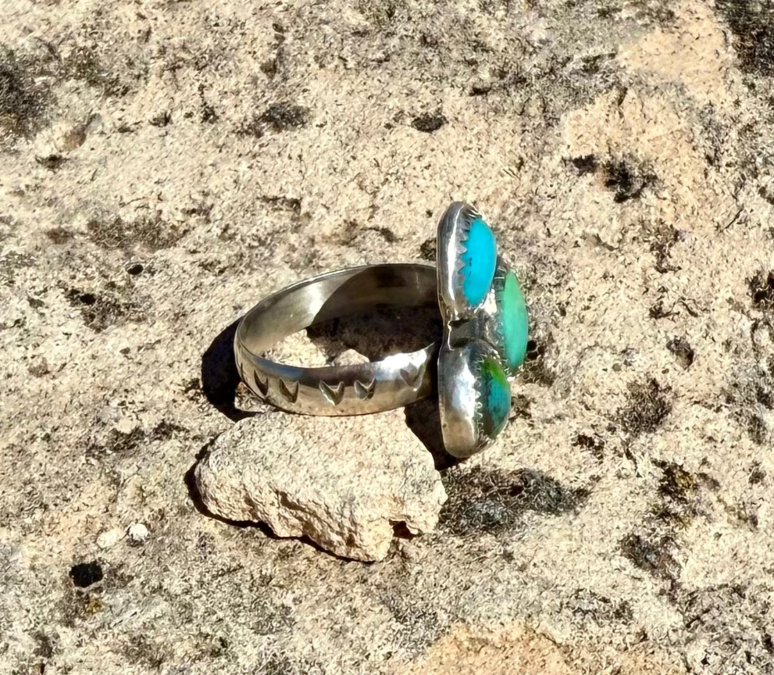 Sonoran Gold Cluster Ring Size 8.75