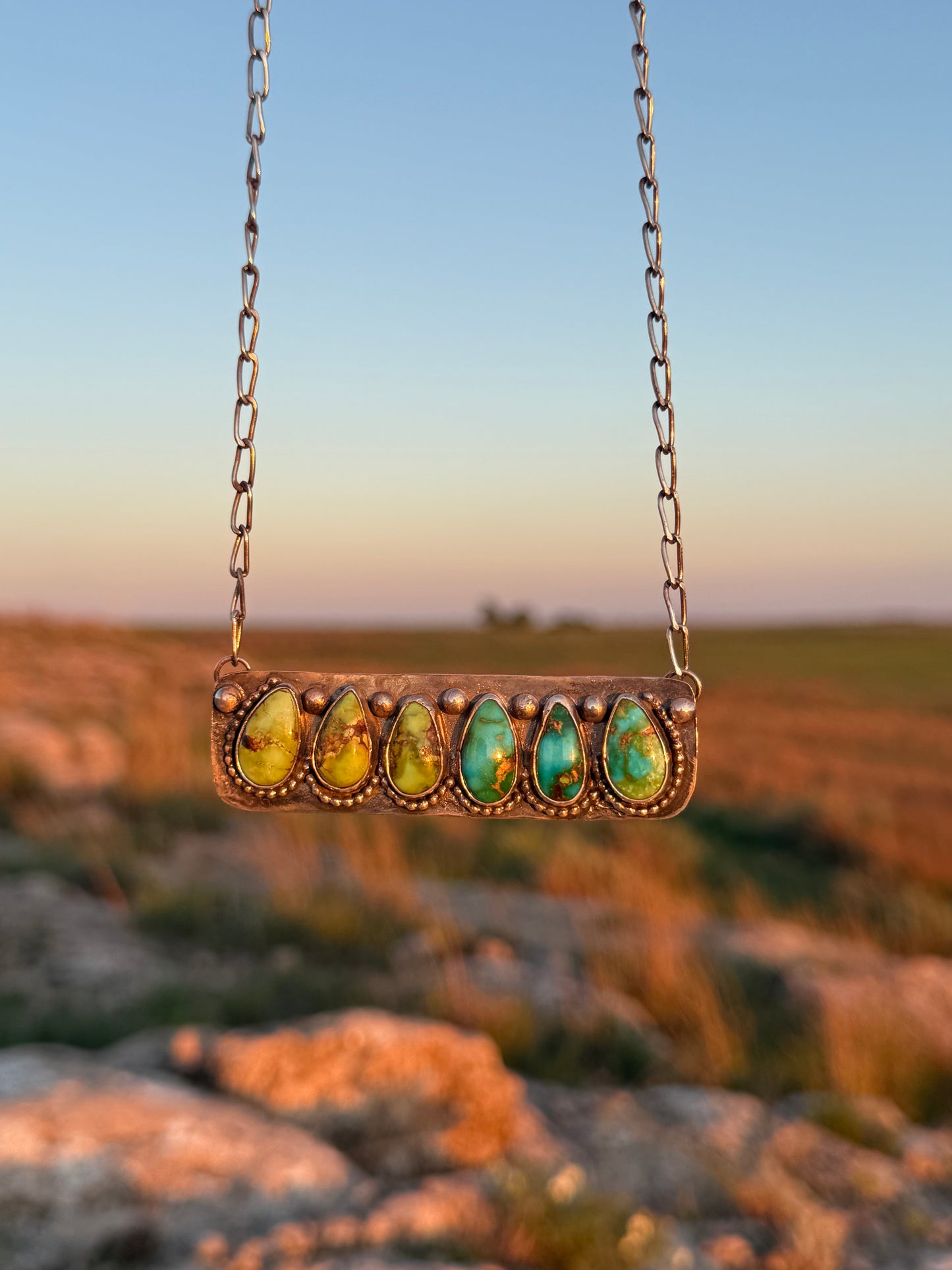 Sonoran Gold Bar Necklace