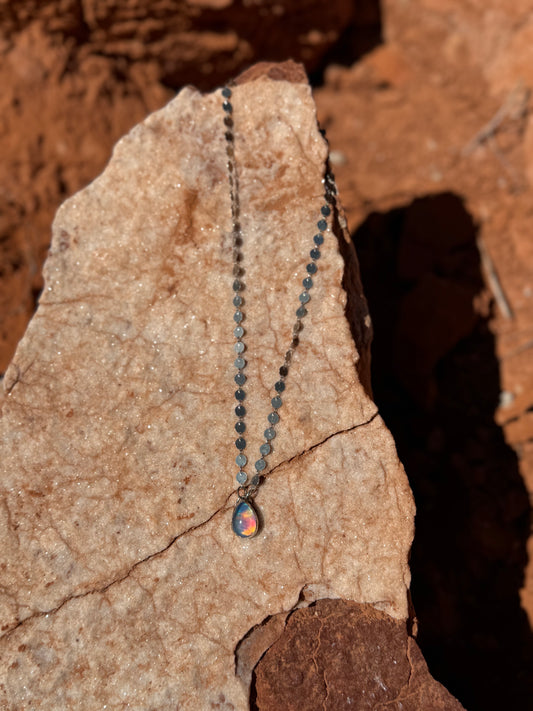 Aurora Opal Necklace
