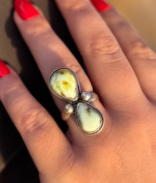 Palomino Variscite Ring Size 7.5