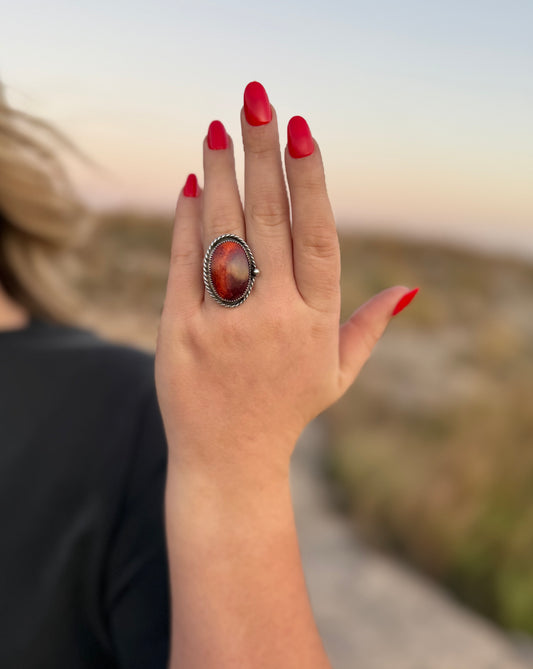 Spiny Oyster Ring Size 7