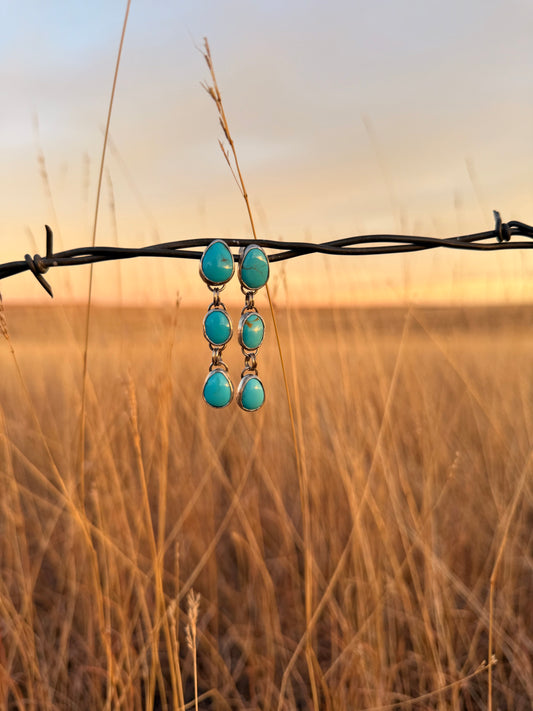 Sonoran Turquoise Dangling Earrings