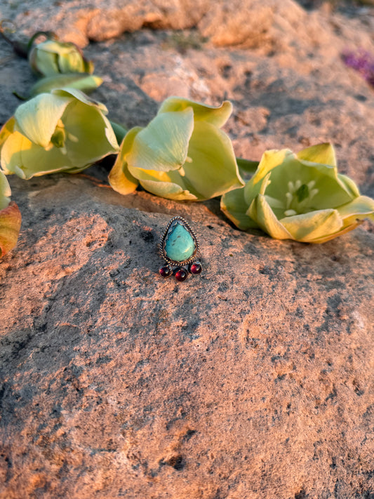 Turquoise Ring Size 7.25