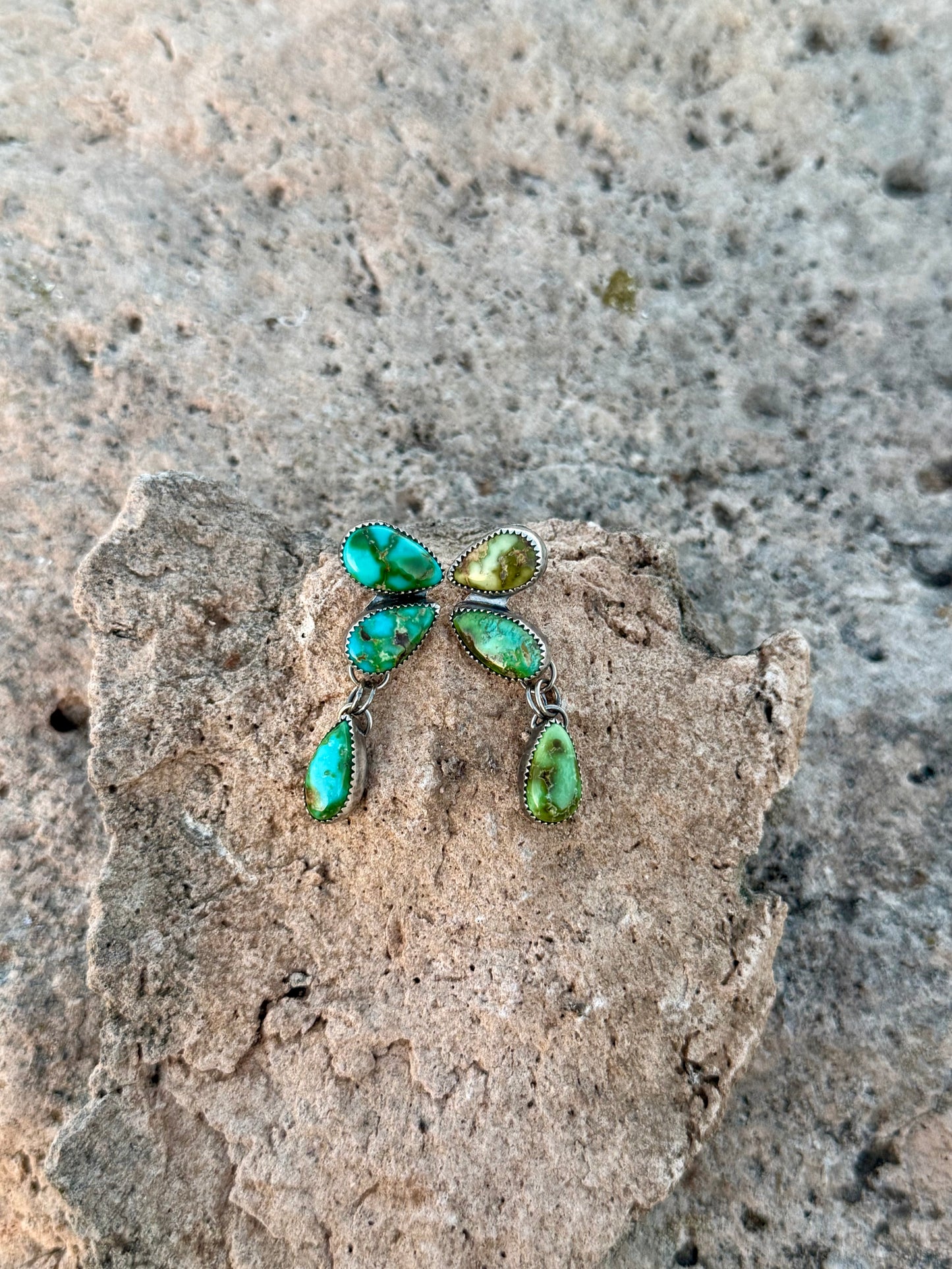 Sonoran Gold Half Cluster Earrings