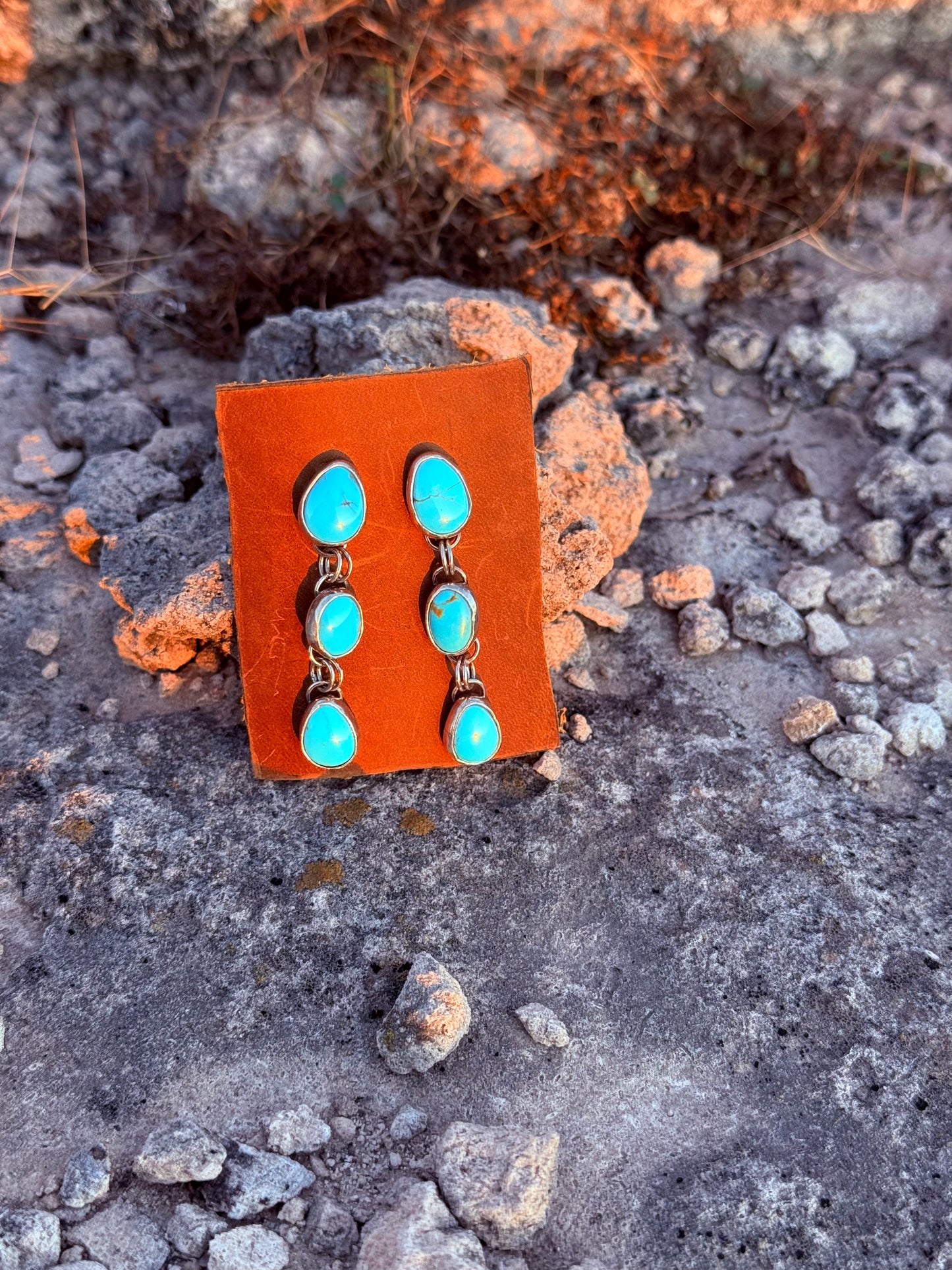 Sonoran Turquoise Dangling Earrings