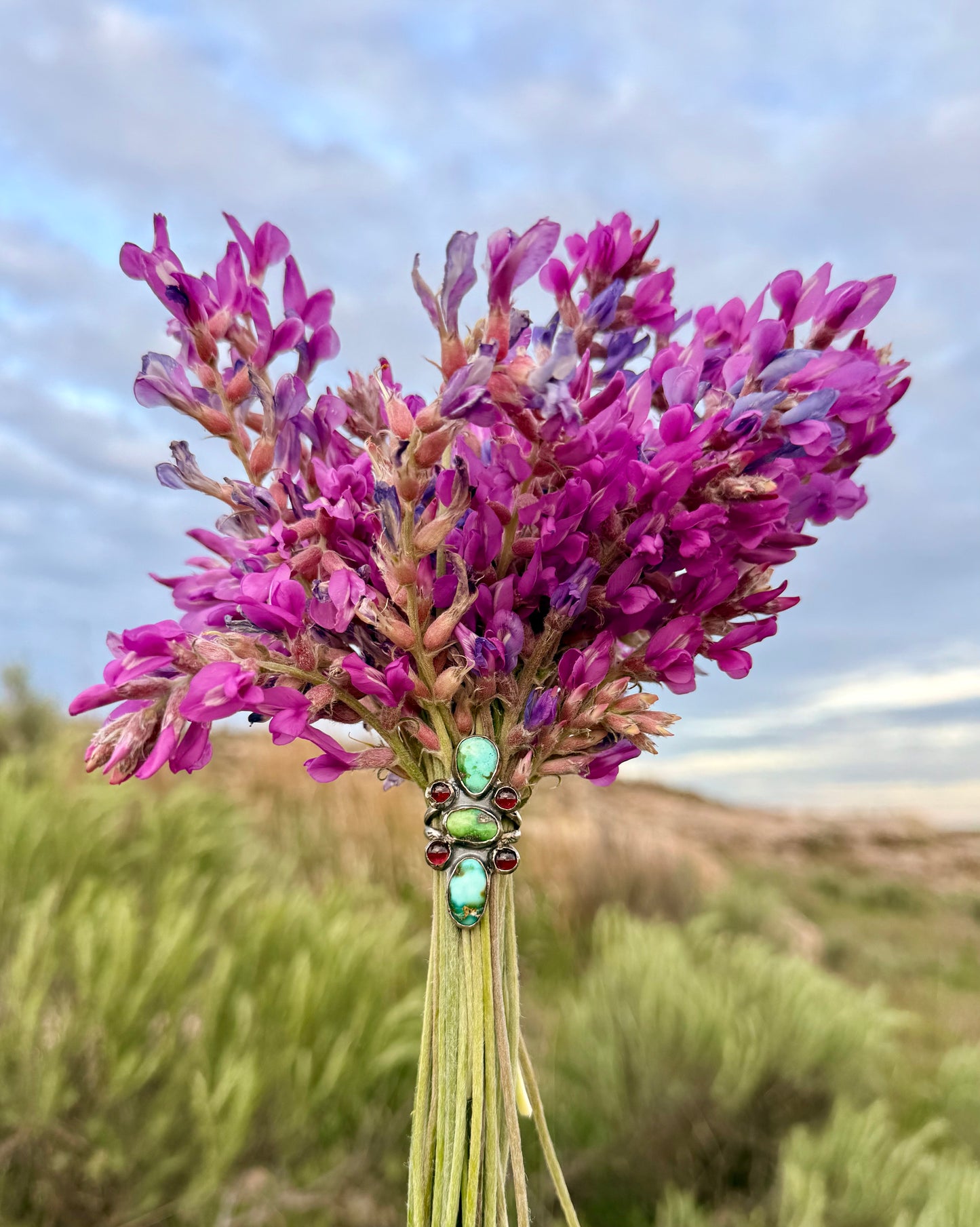 Sonoran Gold Turquoise Ring Size 8