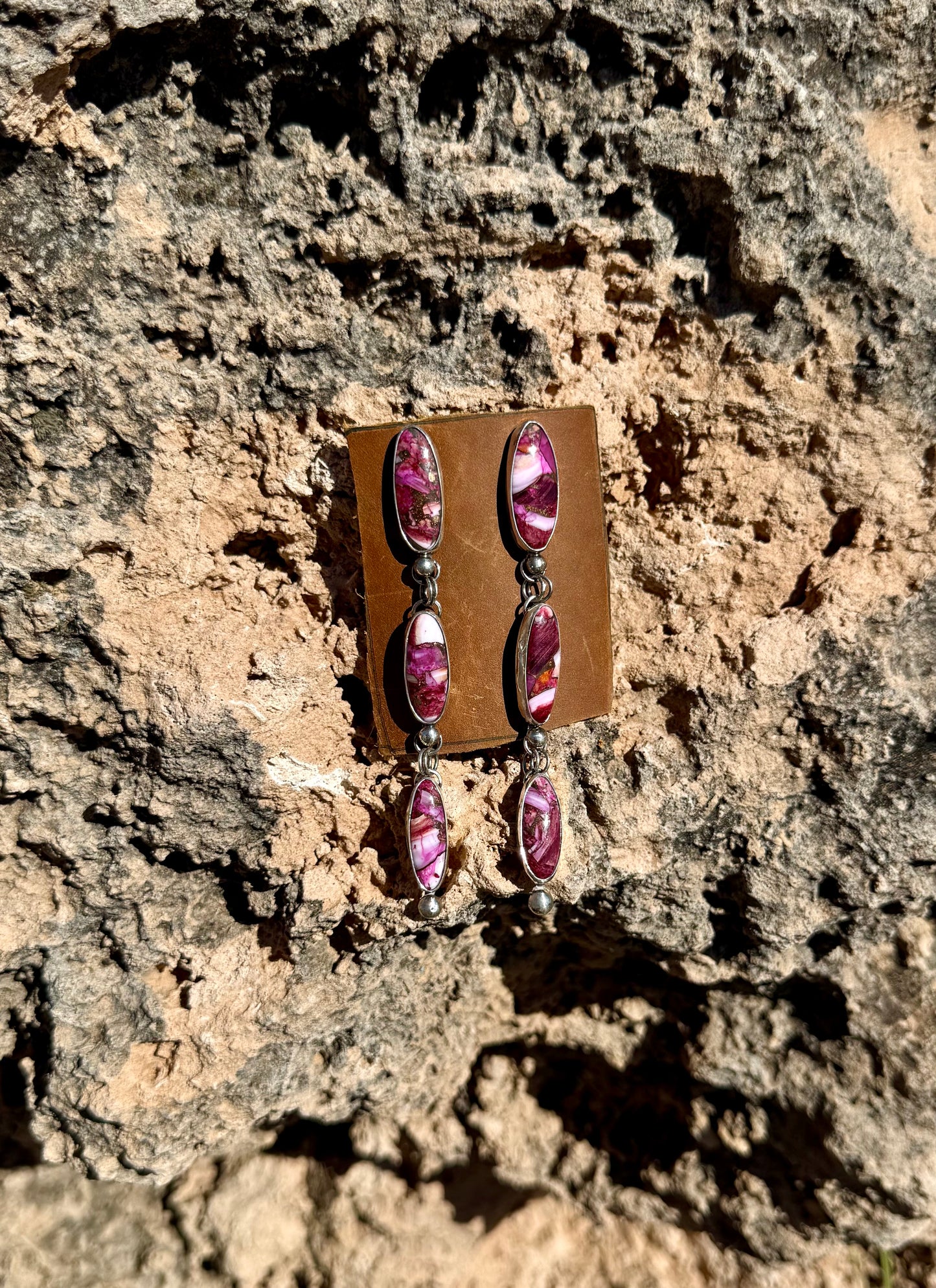 Pink Spiny Oyster Dangles