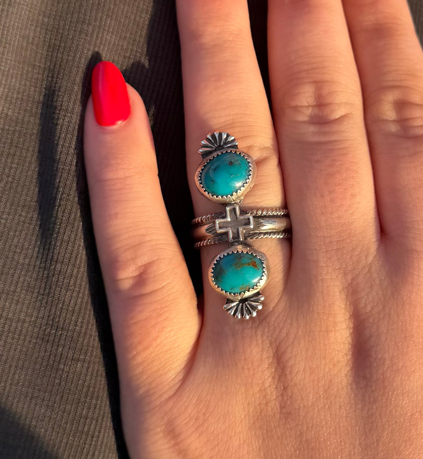 Sonoran Turquoise Ring Size 7.5