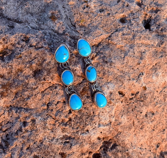 Sonoran Turquoise Dangling Earrings