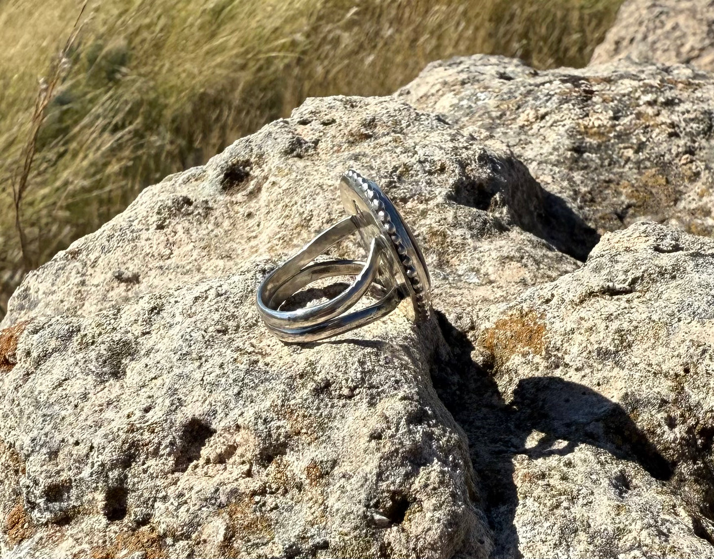 Purple Spiny Oyster Ring Size 8