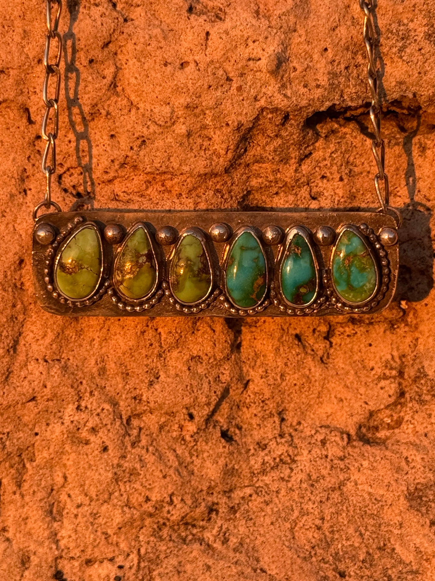 Sonoran Gold Bar Necklace
