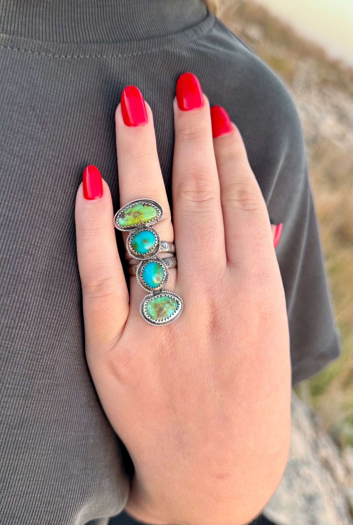 Sonoran Gold Statement Ring Size 7.5