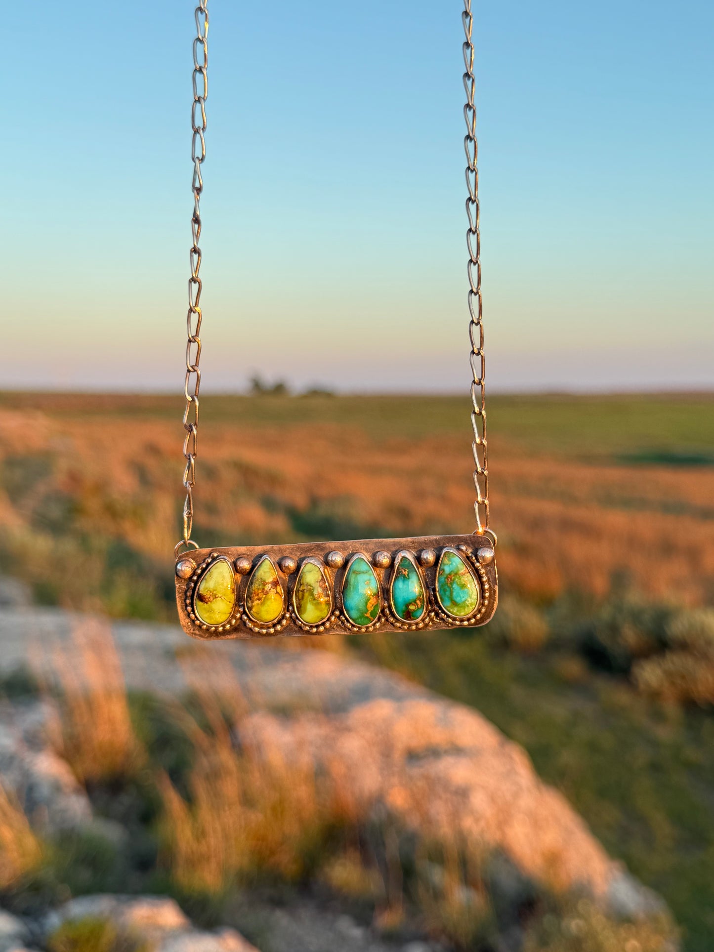 Sonoran Gold Bar Necklace