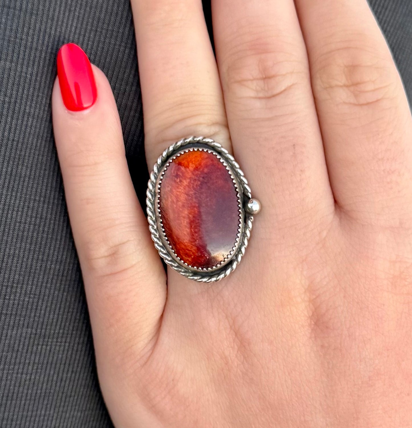 Spiny Oyster Ring Size 7