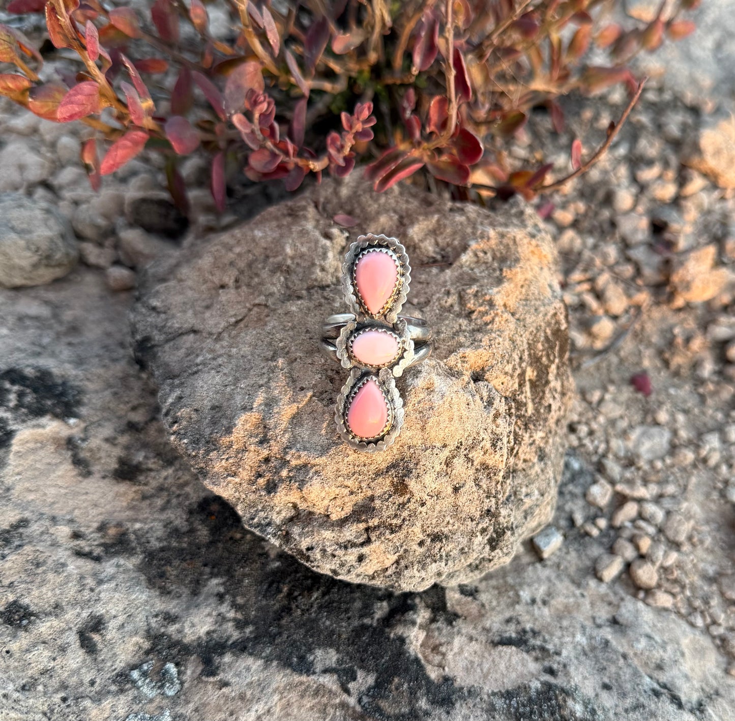 Pink Conch Ring Size 9.25