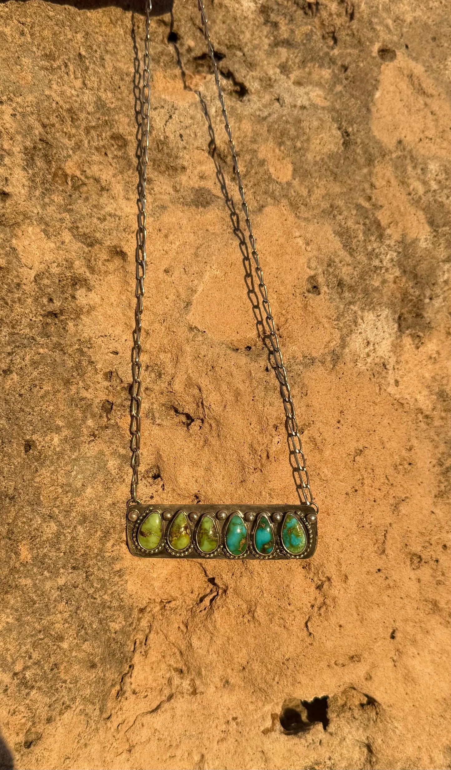 Sonoran Gold Bar Necklace