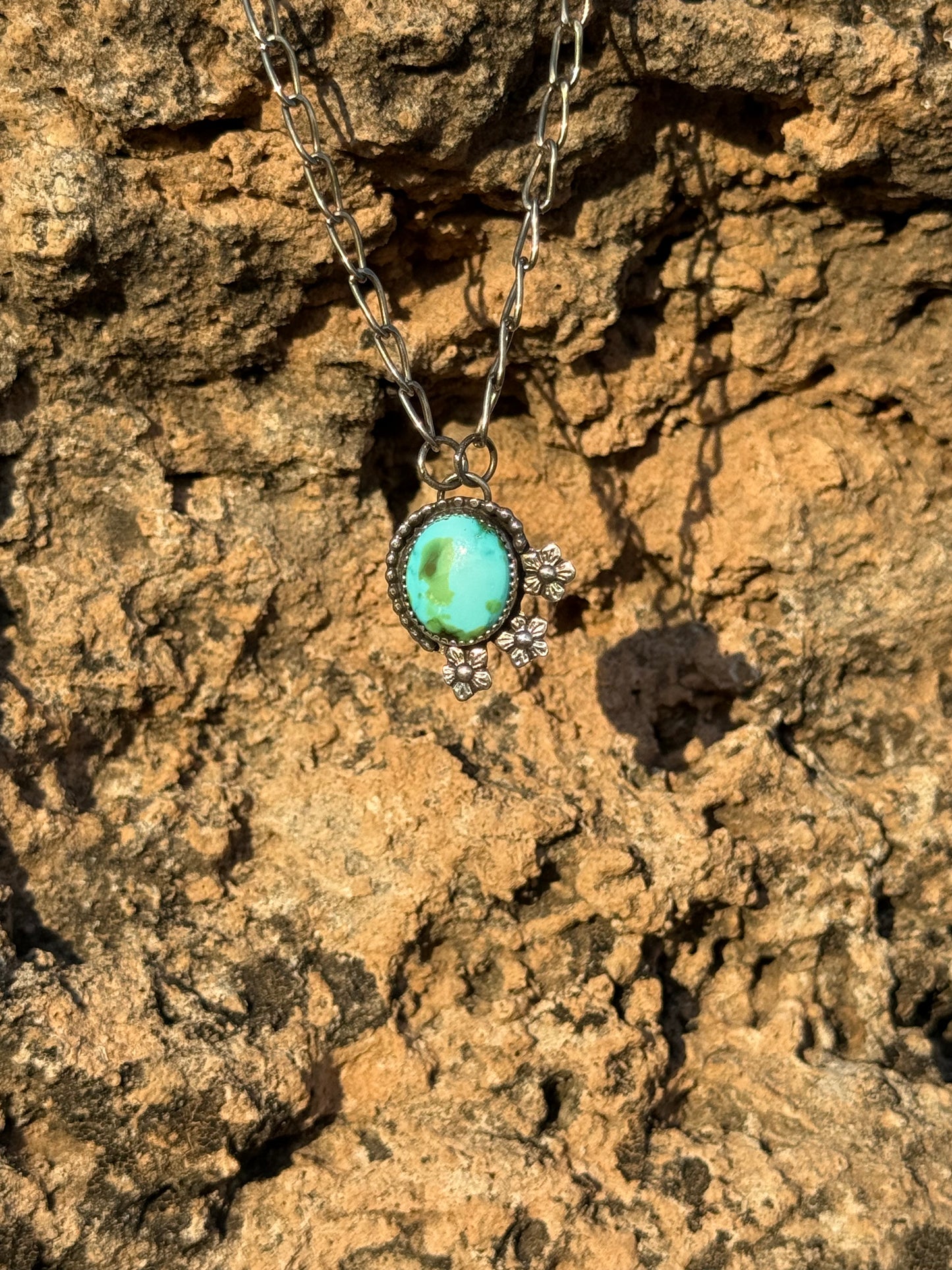 Sonoran Gold Necklace + Flower Accents