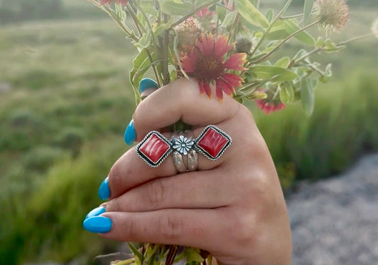 Spiny Oyster Ring Size 8