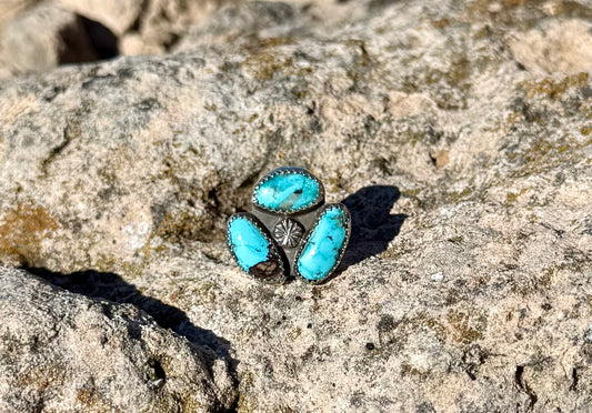 Golden Hills Cluster Ring Size 7.75