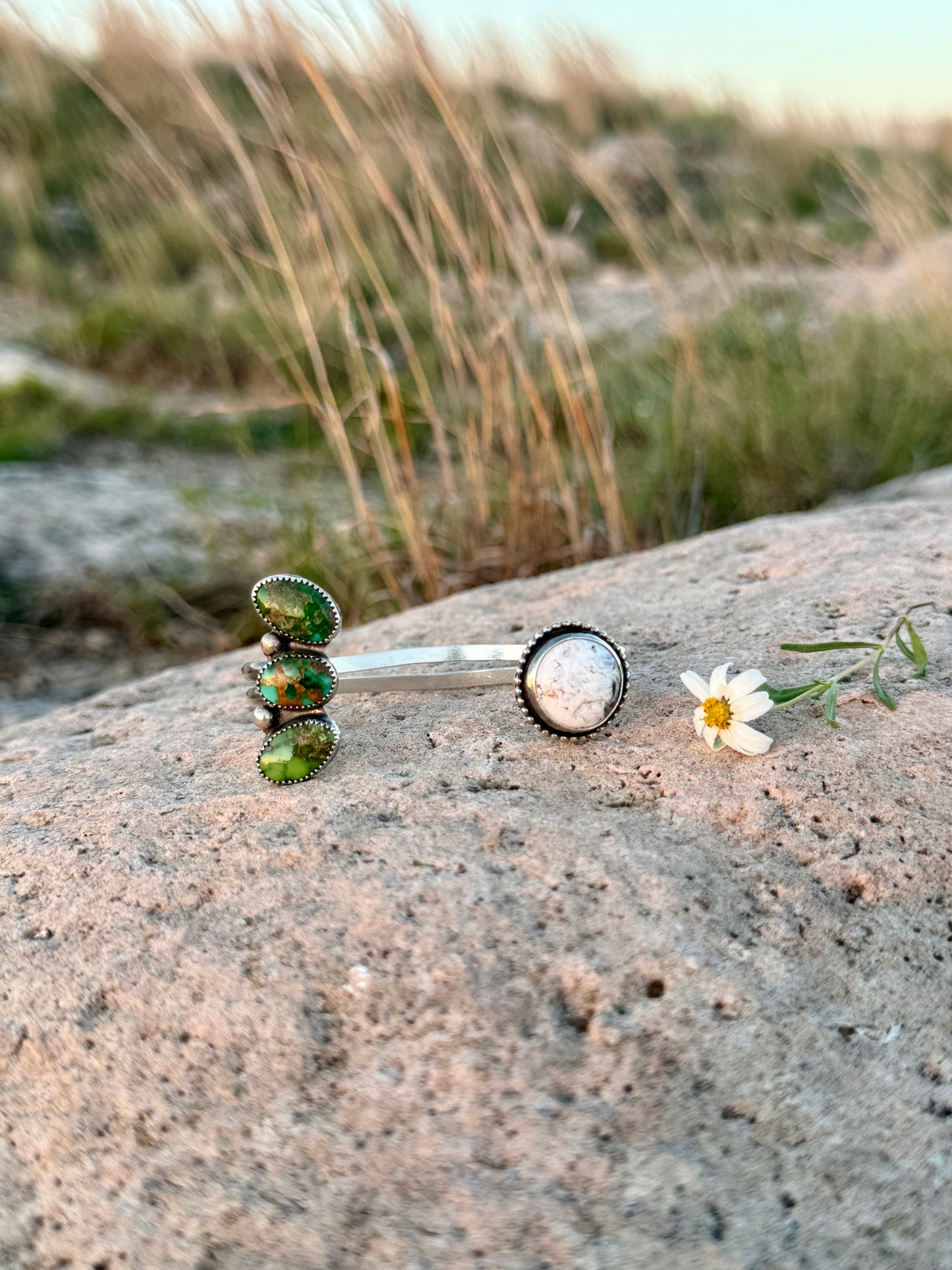 Sonoran Gold + White Buffalo Cuff