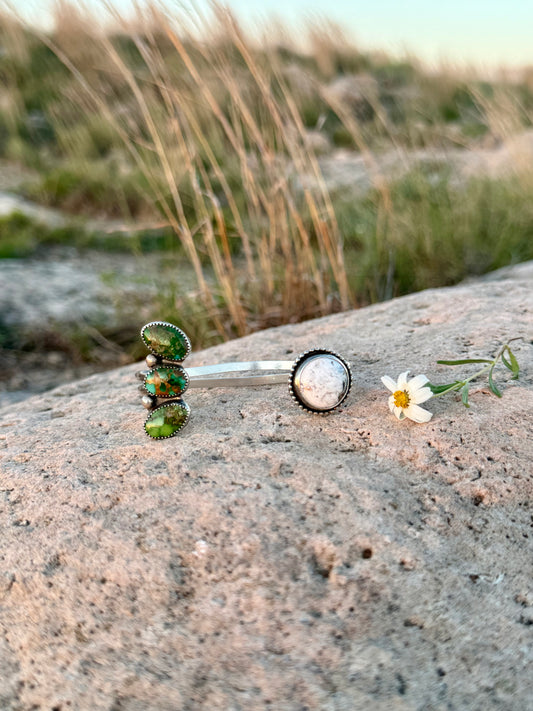 Sonoran Gold + White Buffalo Cuff