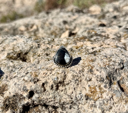 White Buffalo Ring Size 7