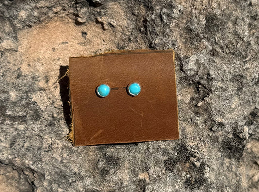 Micro Turquoise Studs