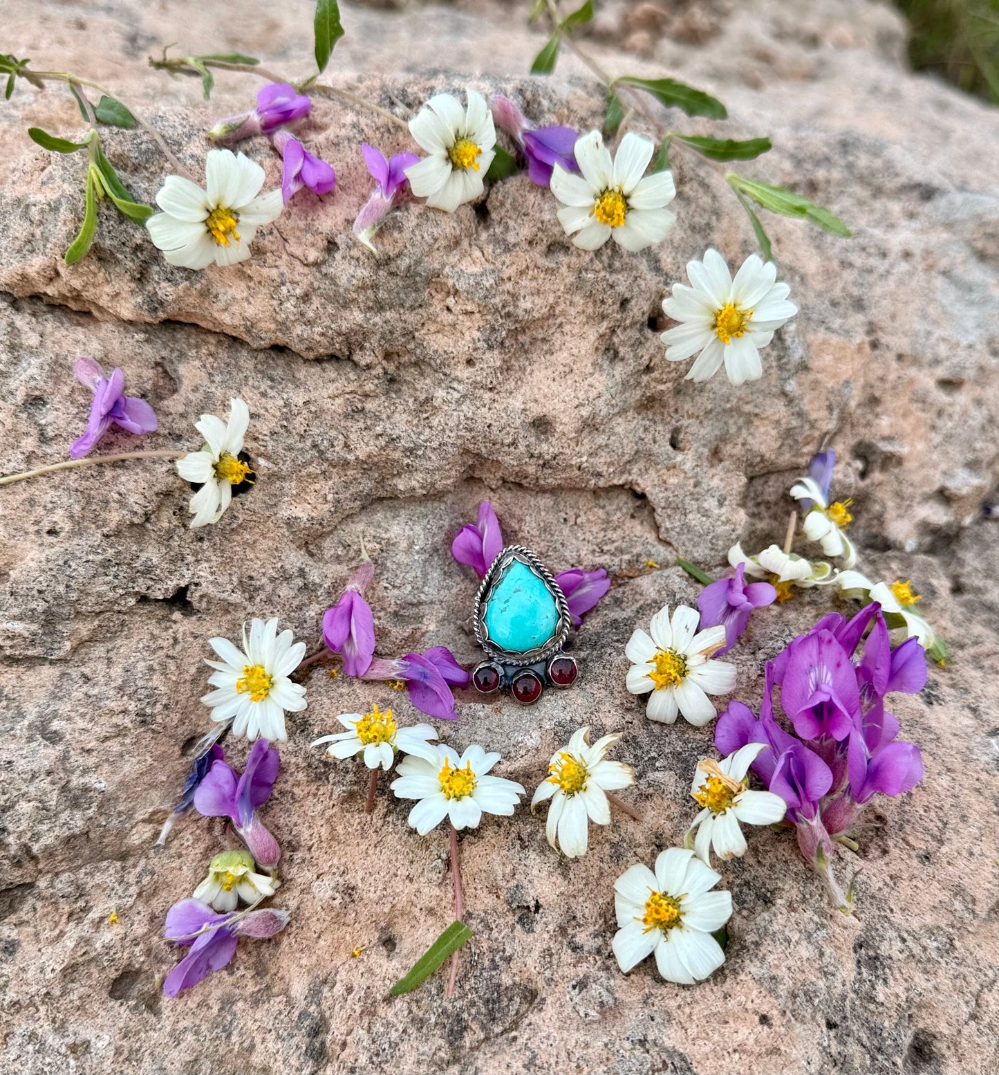 Turquoise Ring Size 7.25