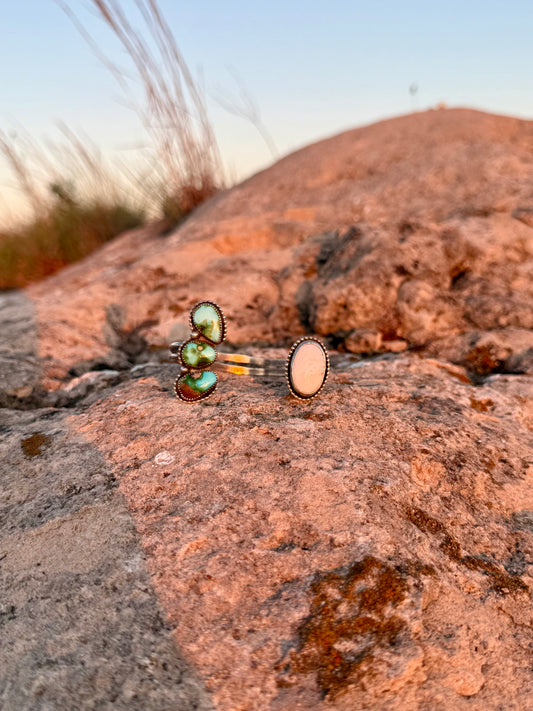 Sonoran Gold + White Buffalo Cuff