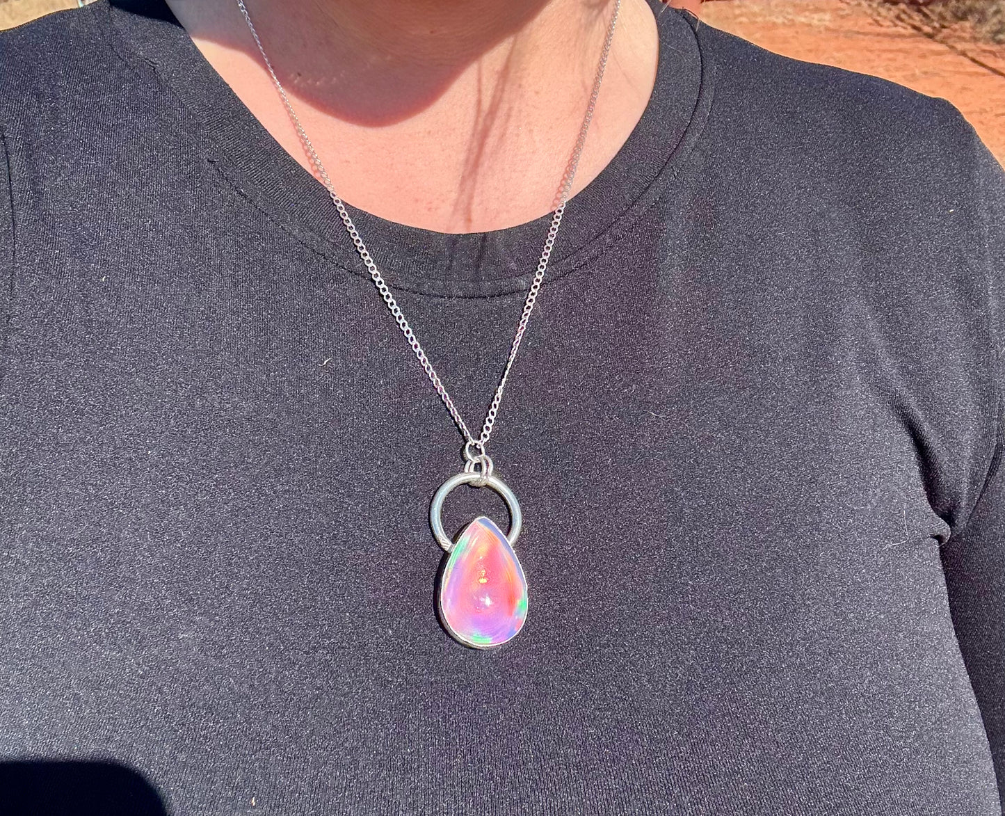 Aurora Opal Necklace