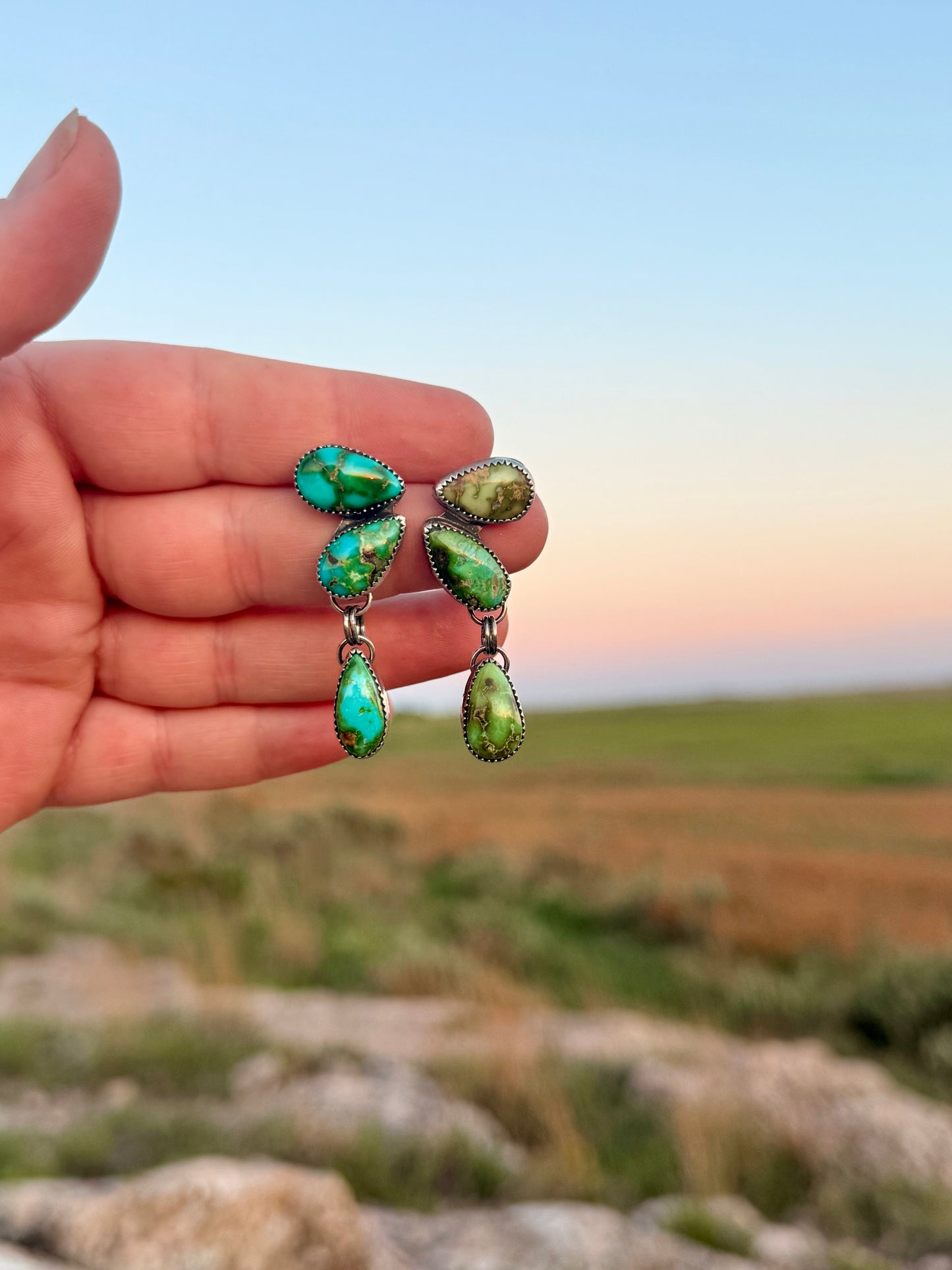 Sonoran Gold Half Cluster Earrings