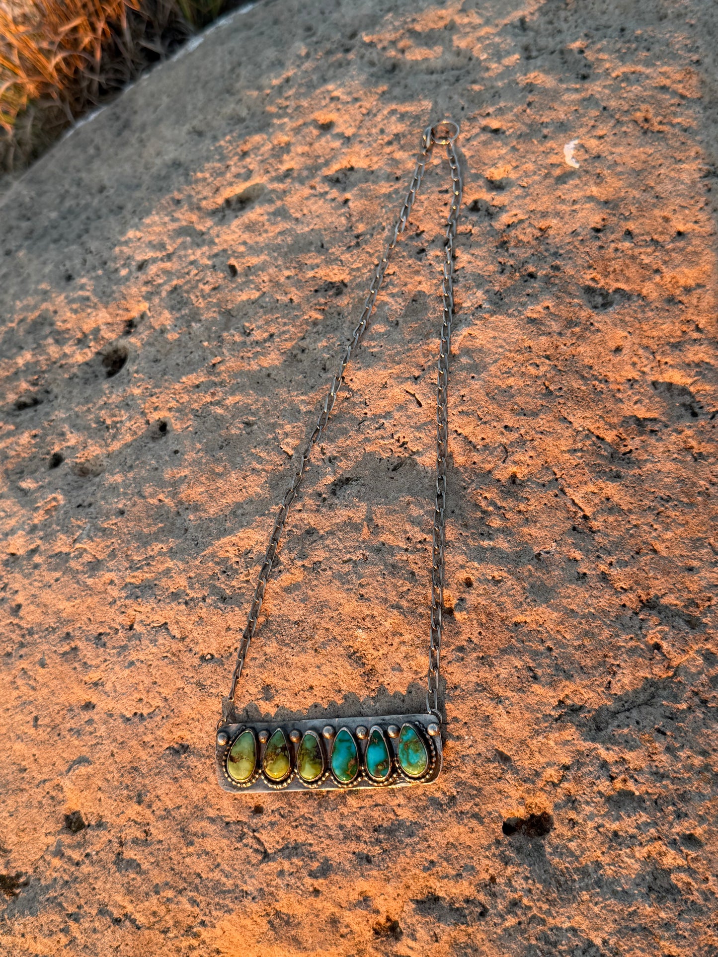 Sonoran Gold Bar Necklace
